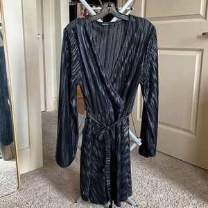 Boohoo shimmer dress with matching belt. Worn once